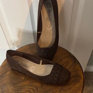 Harborside Dark Brown Women's Flats 10W